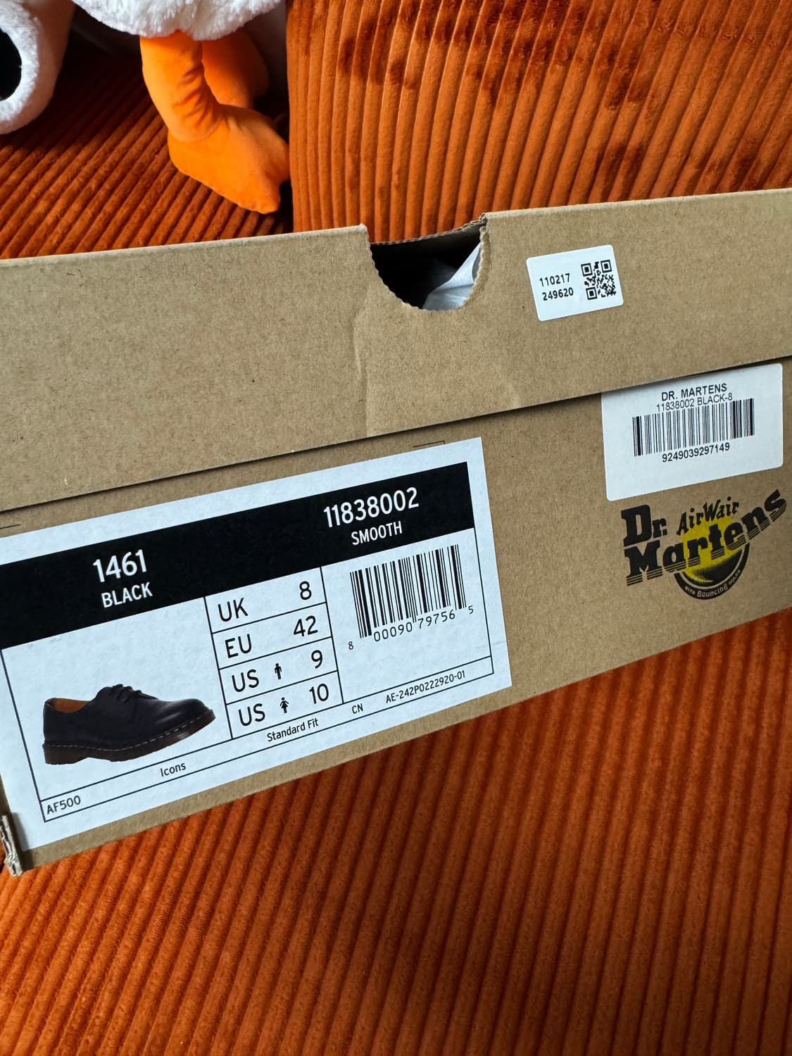 [270] 닥터마틴 1461 스무스 블랙 상품이미지2