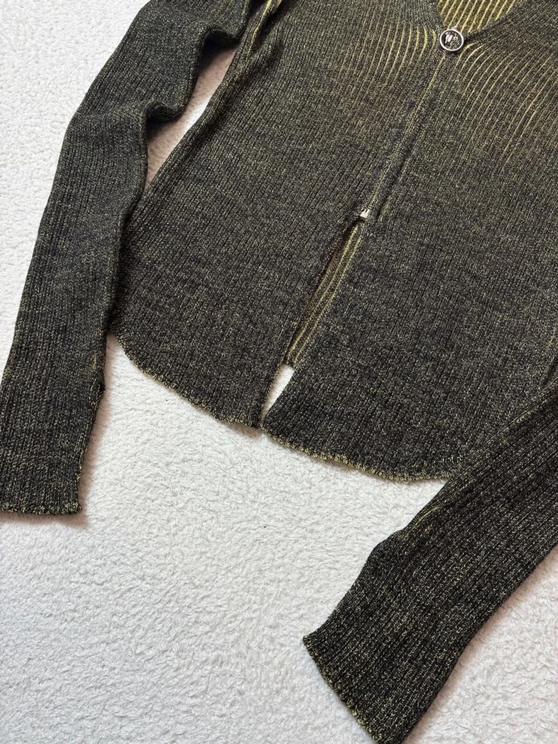 미스치프 니티드 투톤 셔츠 PN6852 상품이미지5