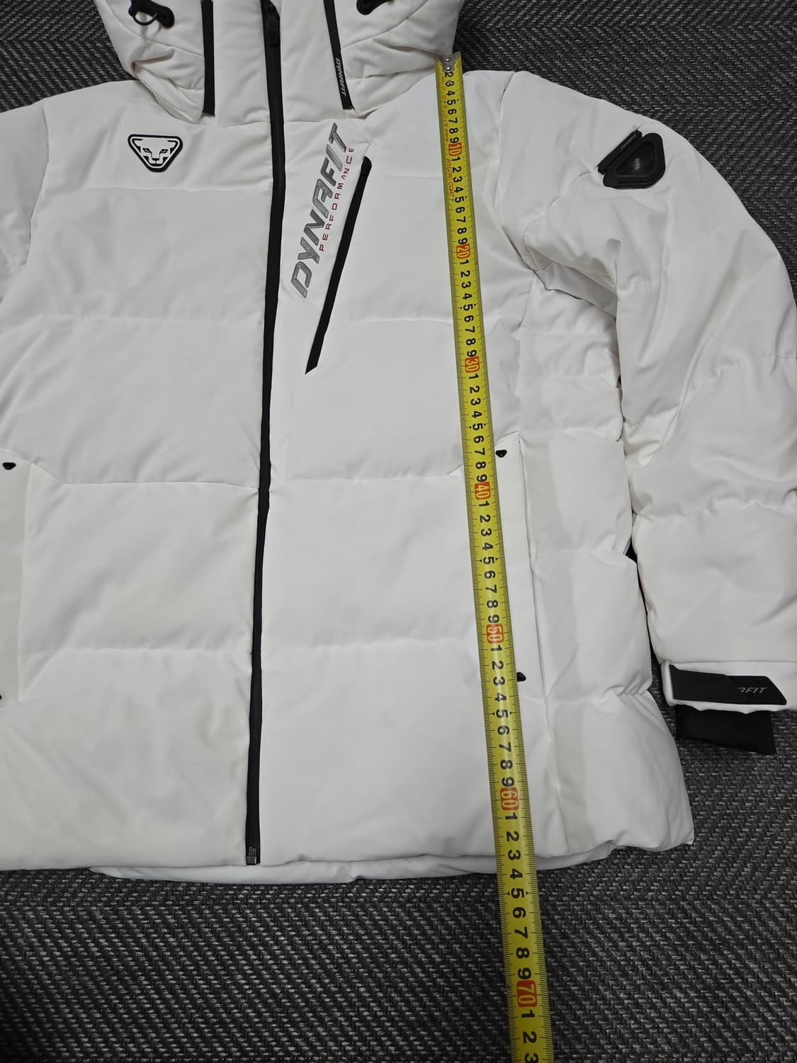 다이나핏 화이트 후드 구스다운패딩 카본비스트 여성 미들 다운 상품이미지9