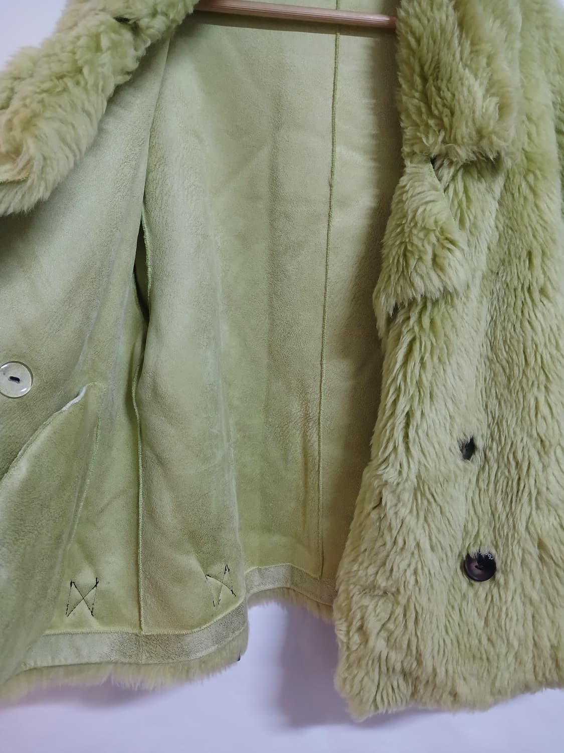 (66)양모자켓 그린 상품이미지8