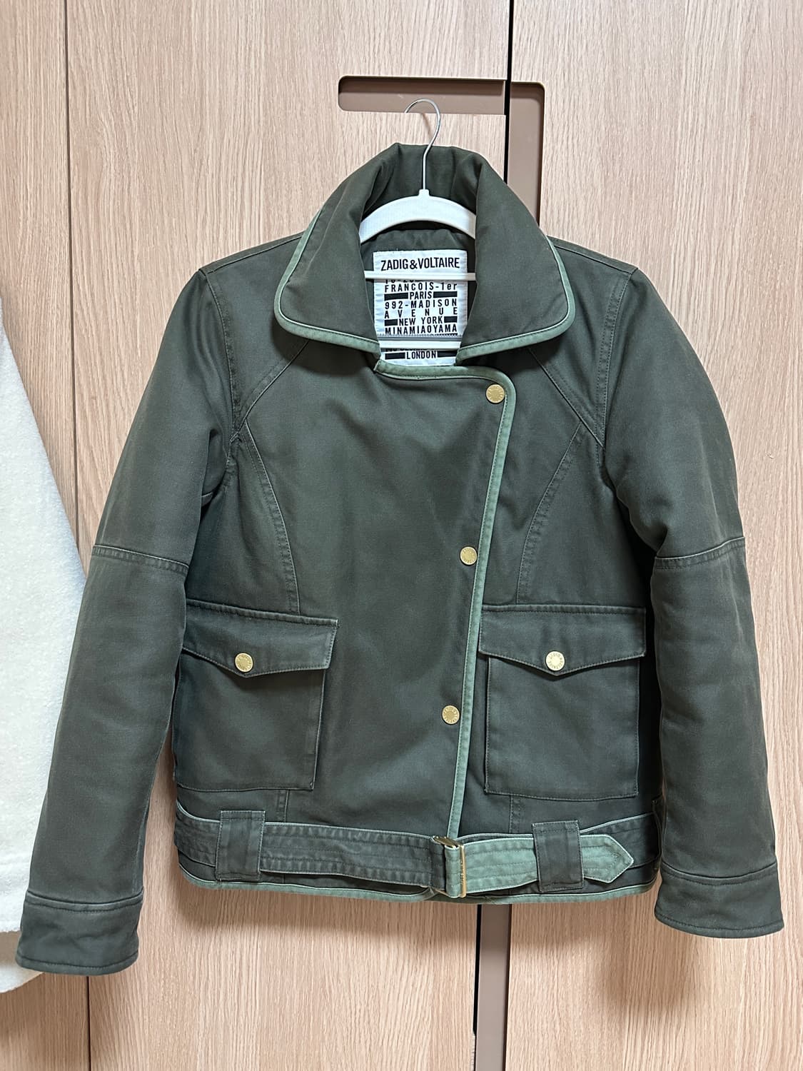 쟈딕앤볼테르 야상 카키 자켓 상품이미지1