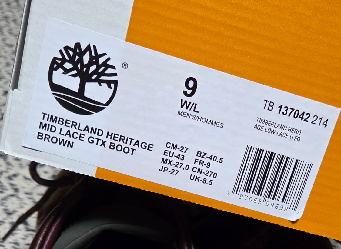 팀버랜드 헤리티지 GTX 목토 브라운 270 상품이미지8