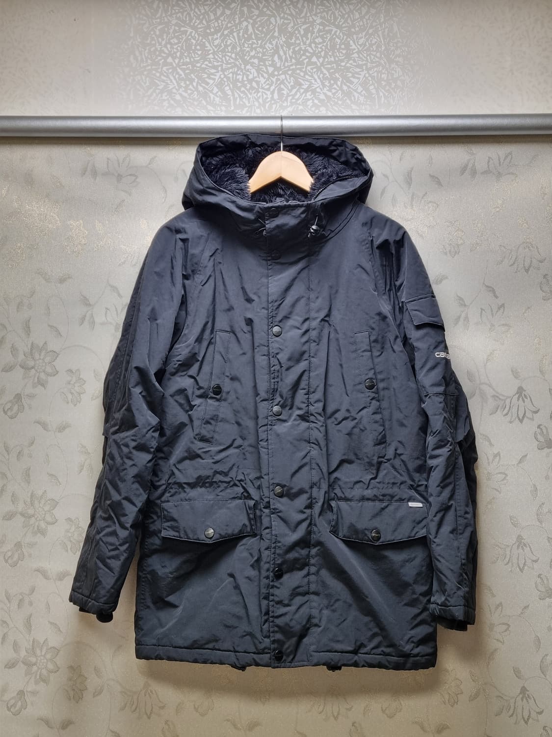 [m/95~100] 칼하트 앵커리지 파카 블랙 상품이미지1