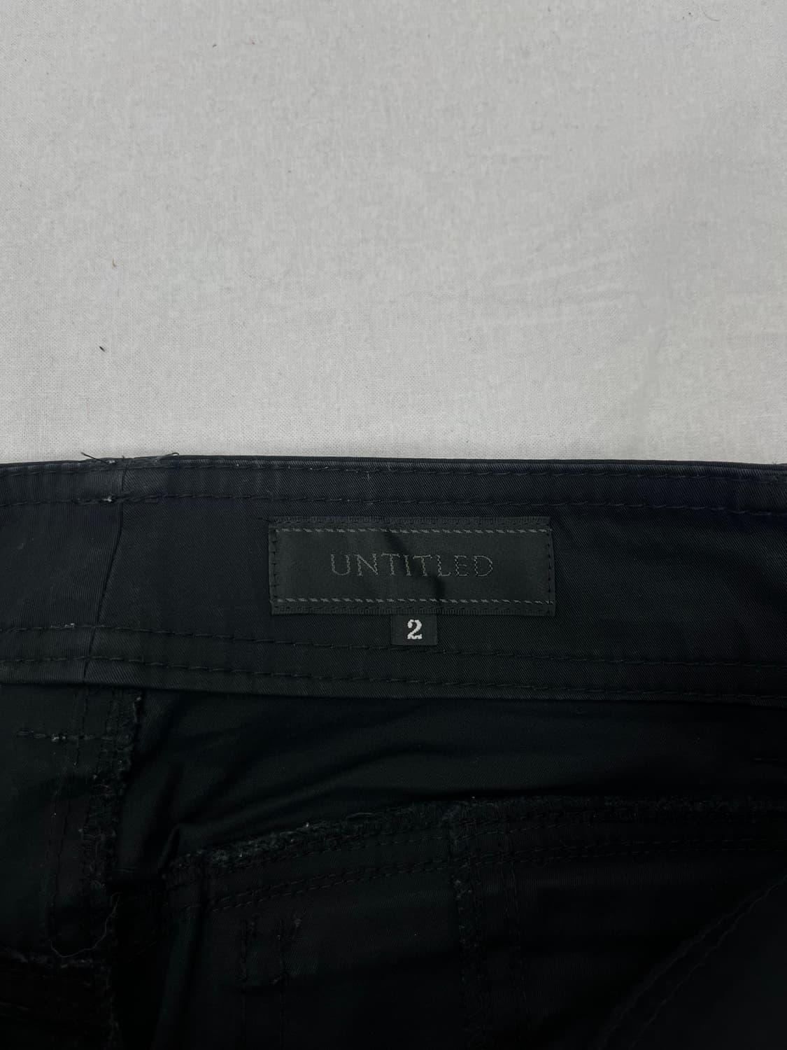 Untitled (Made in japan) 부츠컷 디테일 팬츠 상품이미지4