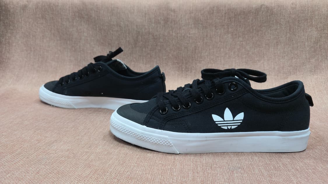 아디다스 265mm- 니짜 트레포일 블랙 스니커즈 상품이미지4