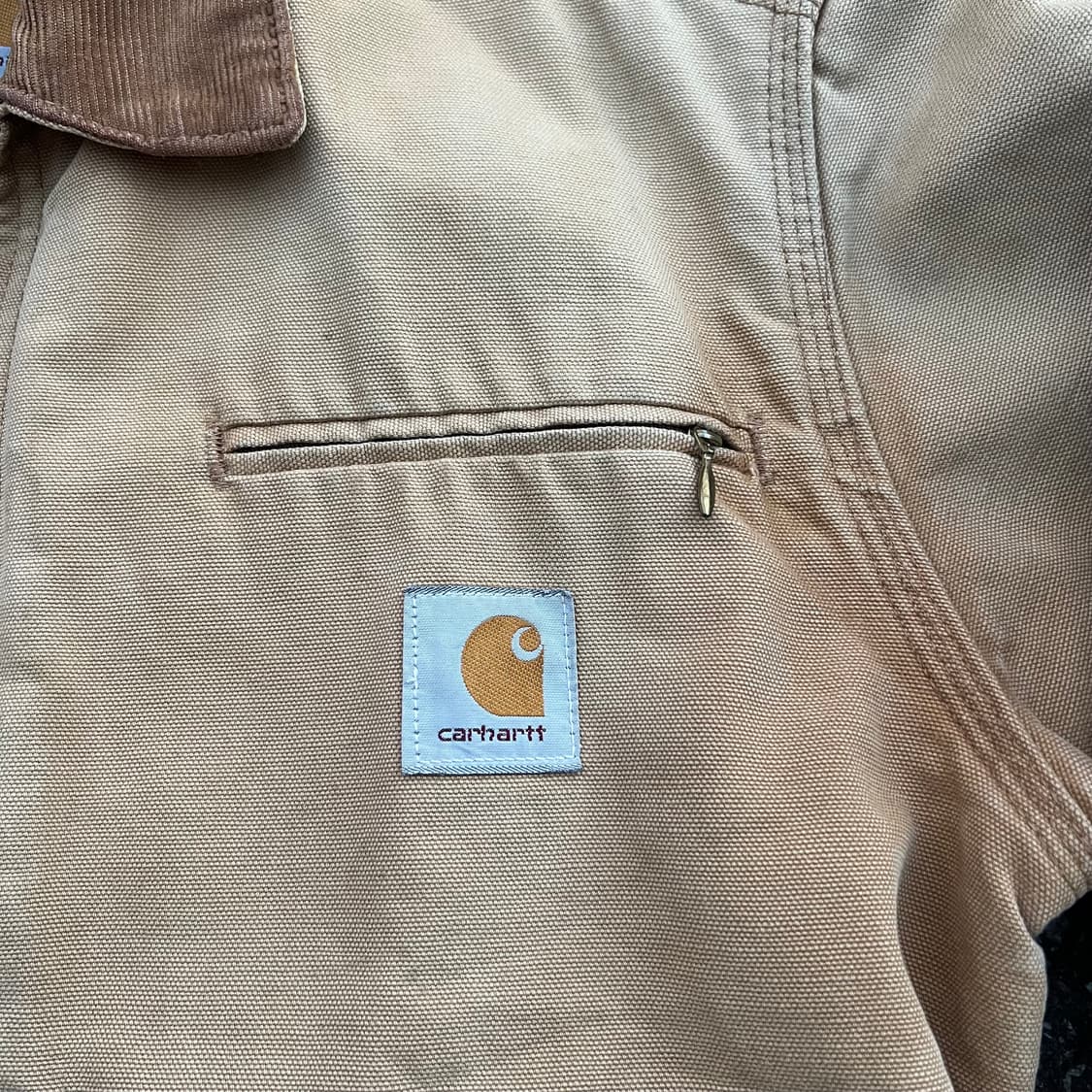 90년대 칼하트 디트로이트 자켓 브라운 상품이미지3