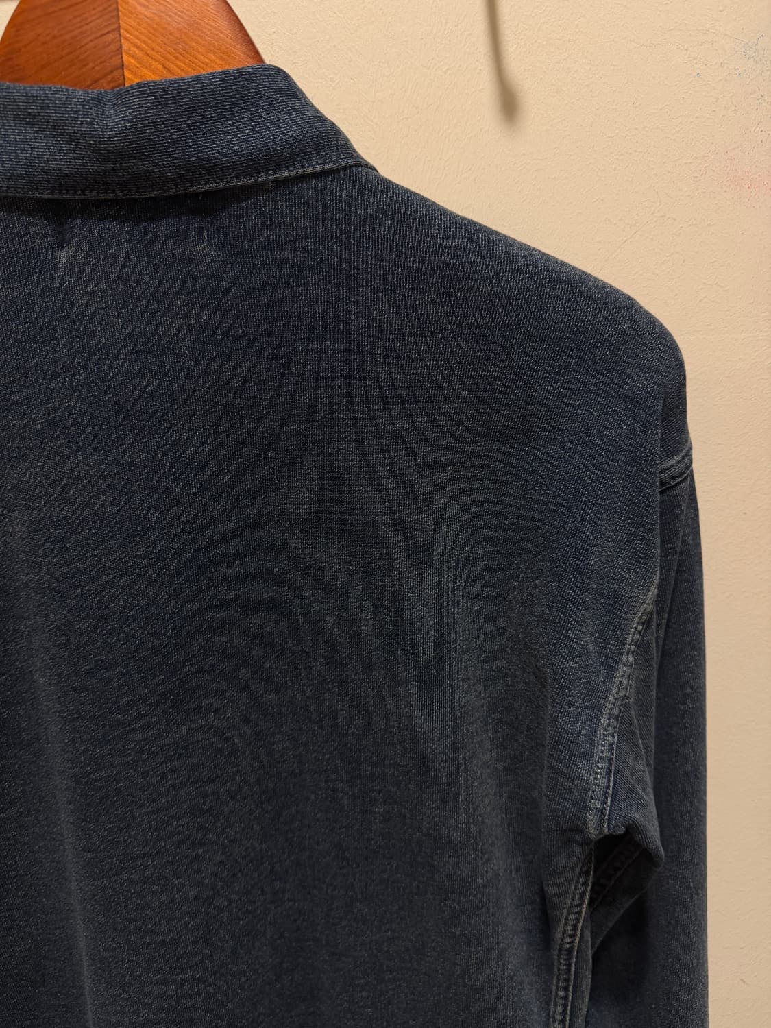 rrl 더블알엘 워시드 인디고 저지 자켓 XS 상품이미지6