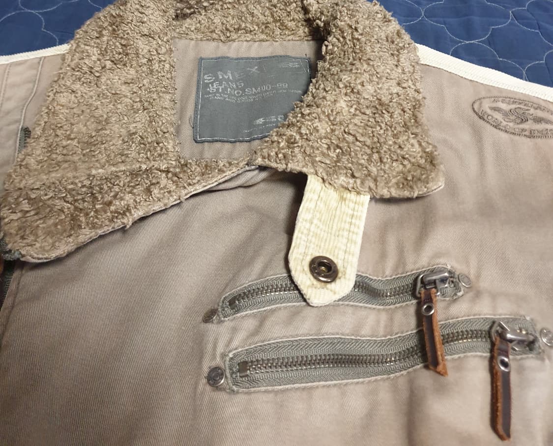 SMEX JEANS 밀리터리 코듀로이배색 쉐르파 유틸리티 코튼자켓 (L) 상품이미지2