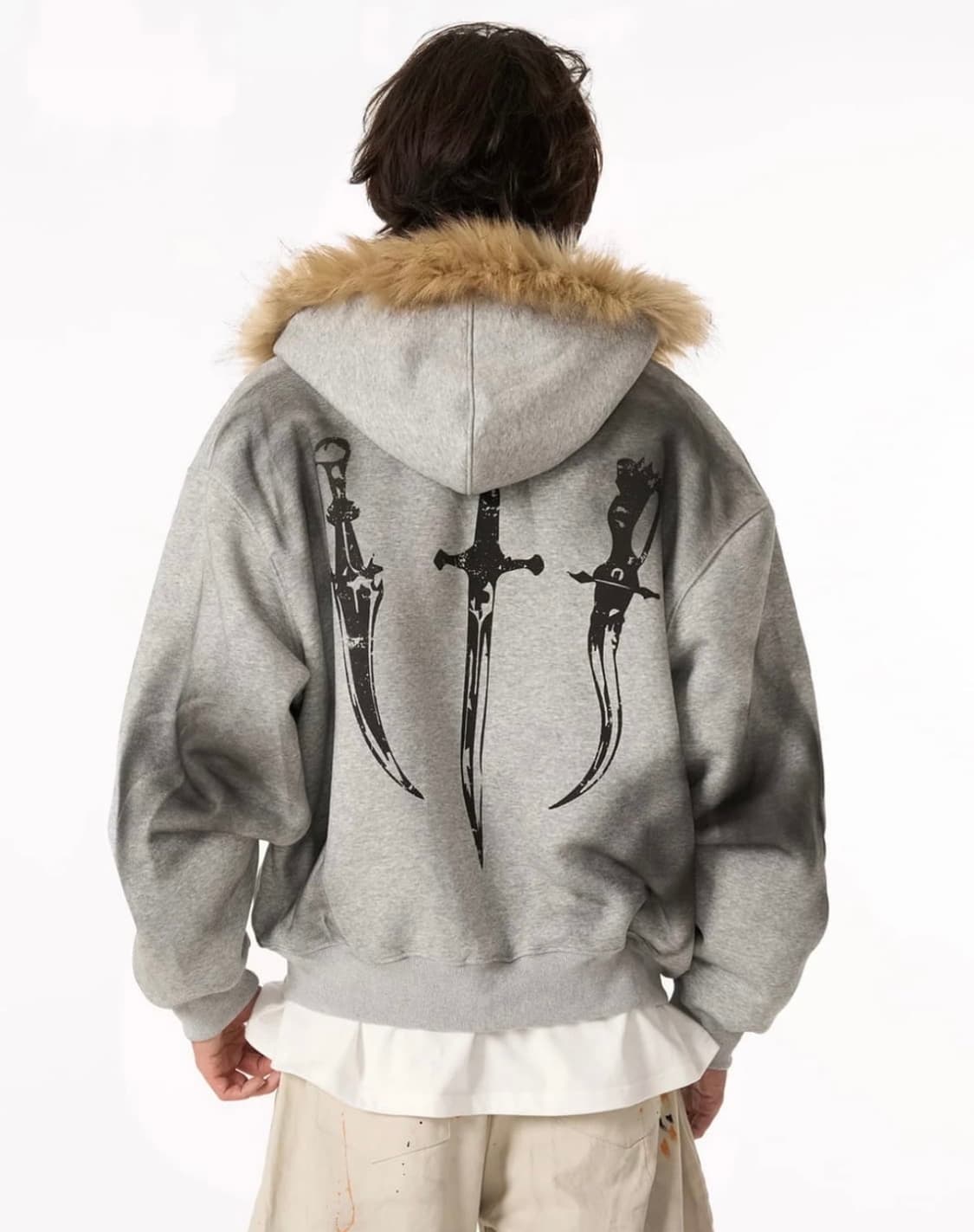 thesupermade 퍼 후드집업 상품이미지2