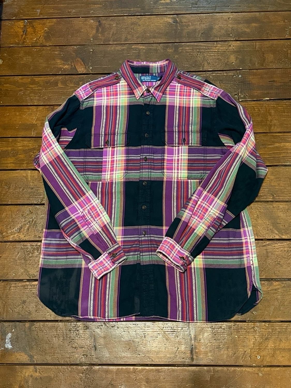 폴로랄프로렌 Polo Ralph Lauren 코튼 마드라스 체크 셔츠 상품이미지1