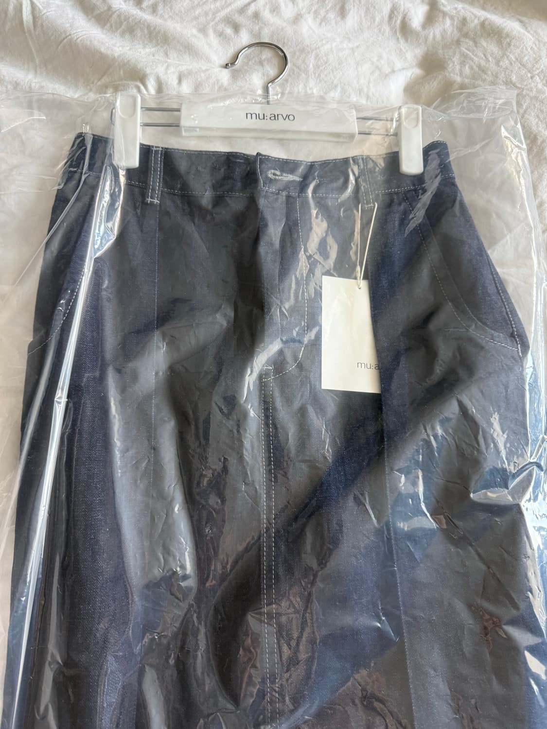 새상품)무아르보 데님스커트 상품이미지3