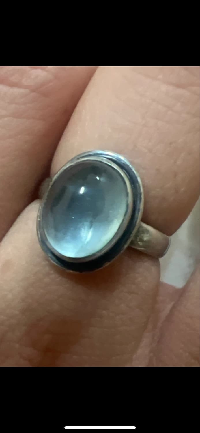 Gypsy root집시루트 ]푸른빛 원석 (아쿠아마린* silver 반지 상품이미지5
