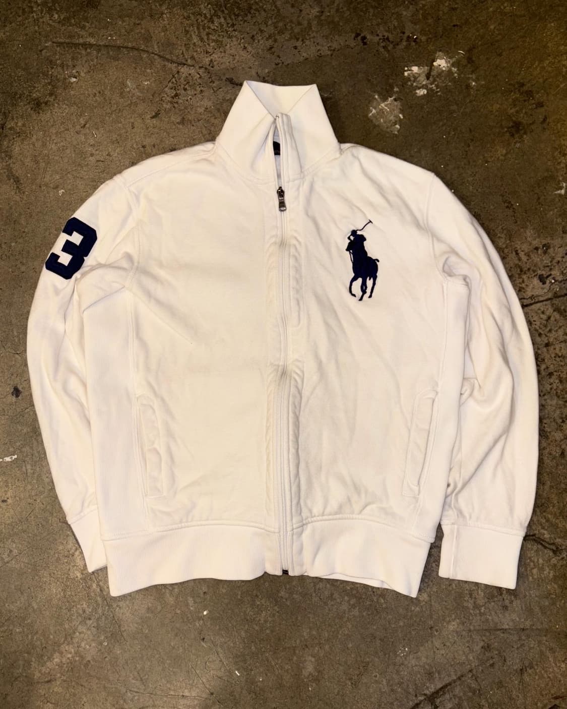 Polo Big Pony White Zip-Up ⭐️Rare⭐️ 상품이미지6