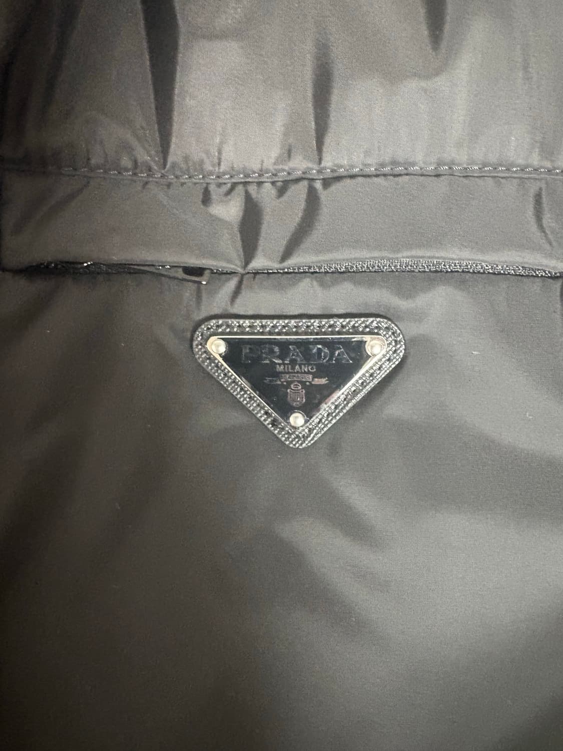 프라다 SGN955 리나일론 패딩 자켓 블랙 48사이즈 상품이미지2