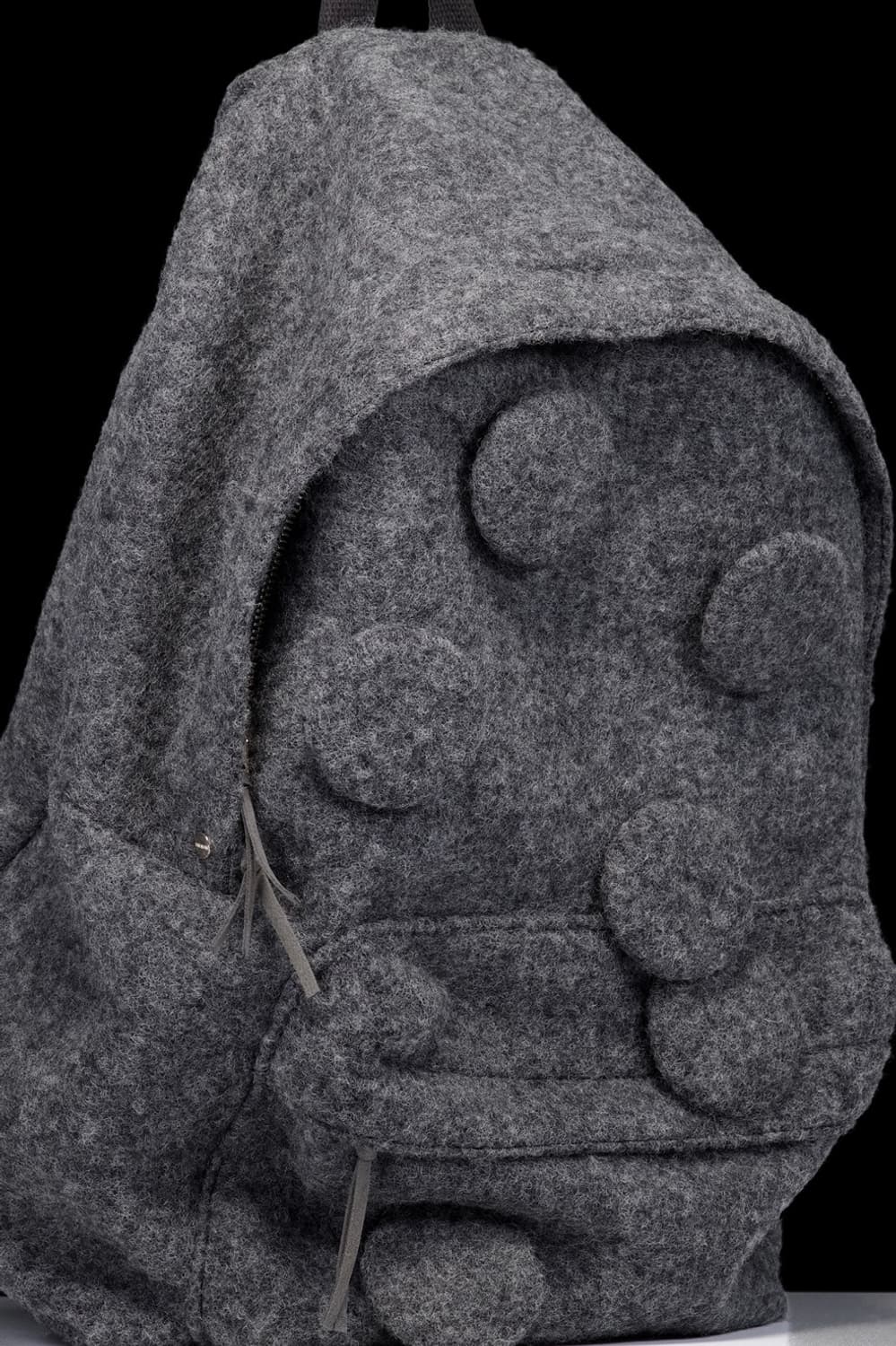 SAENGINSTUDIO 핀버튼 플리스 울 백팩 상품이미지2