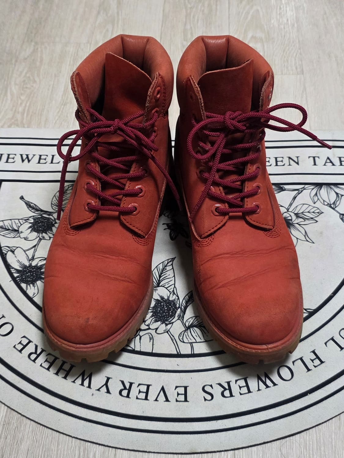 [255~260]팀버랜드 6인치 워터프루프 레드 부츠 상품이미지2