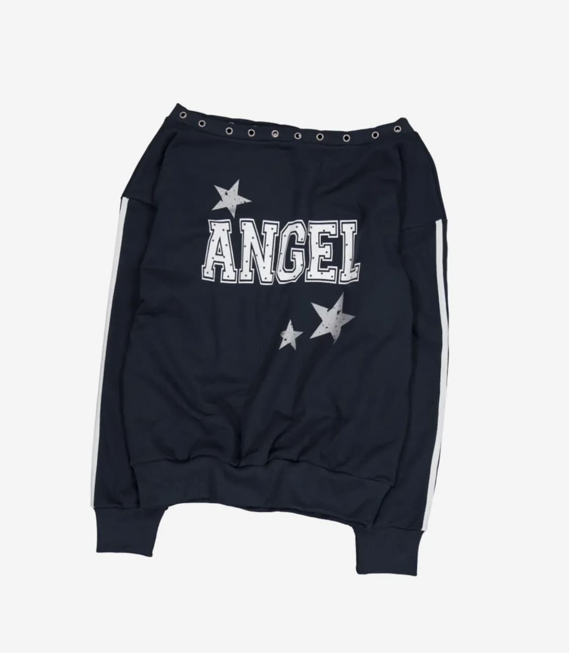 셋업이엑스이 아일렛 엔젤 맨투맨 네이비 상품이미지1