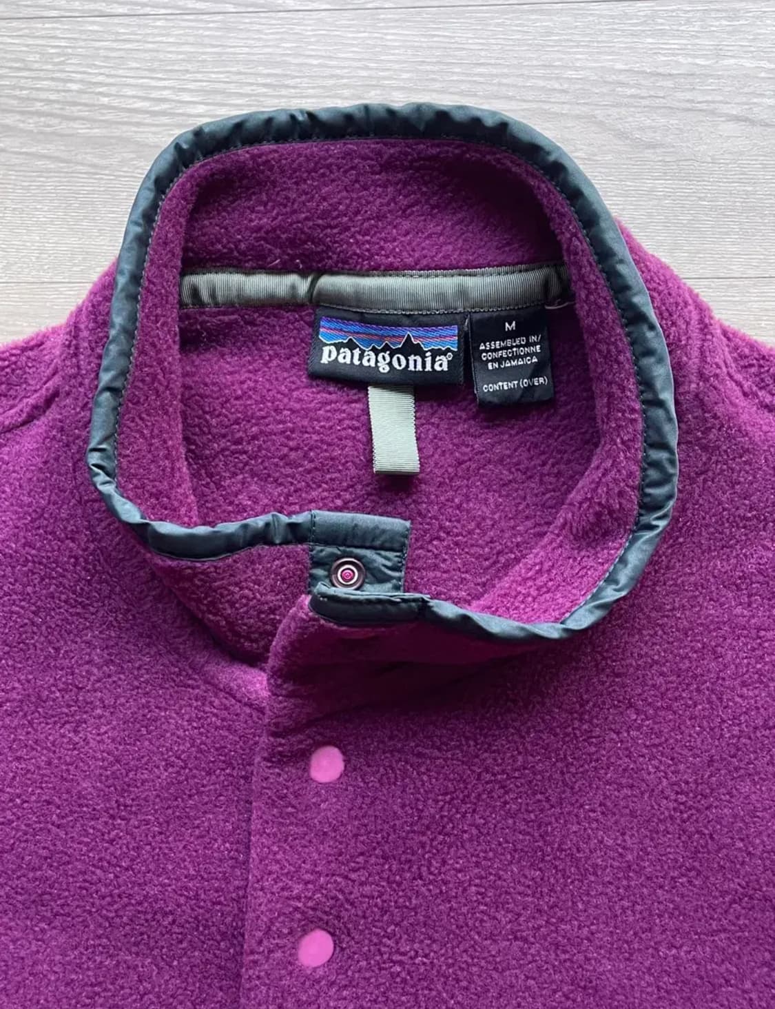90s 파타고니아 신칠라 퍼플 그레이 플럼 상품이미지3