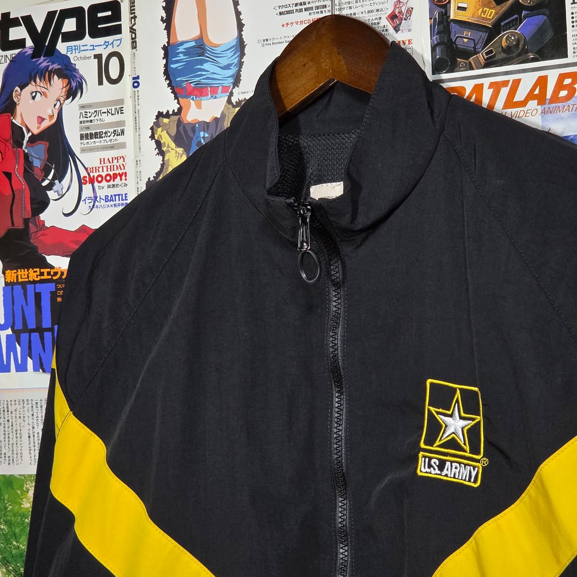 US ARMY APFU 블랙 미군 바람막이  상품이미지3