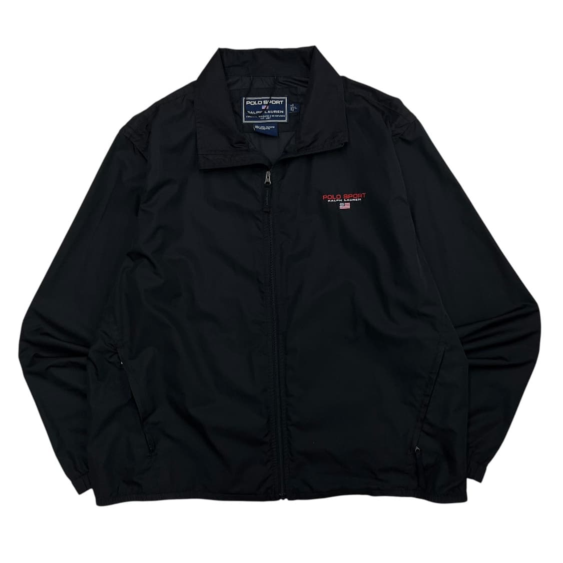 폴로 랄프로렌 자수로고 블랙 윈드브레이커 L 상품이미지1