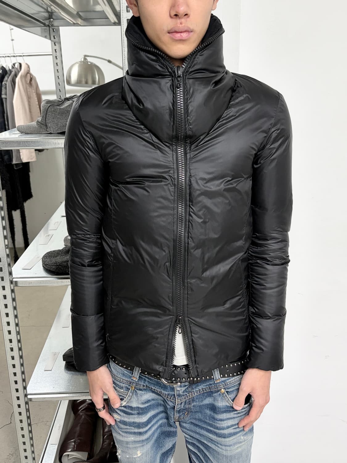 립반윙클 풀집 덕다운 패딩 자켓 상품이미지1