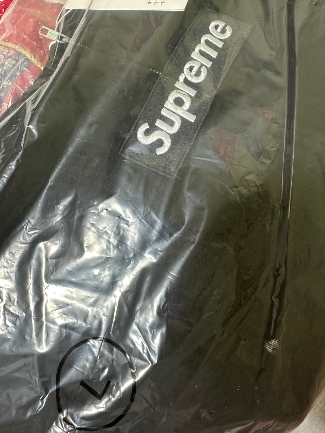 슈프림 마르지엘라 박스로고 후드 집업 블랙 상품이미지1