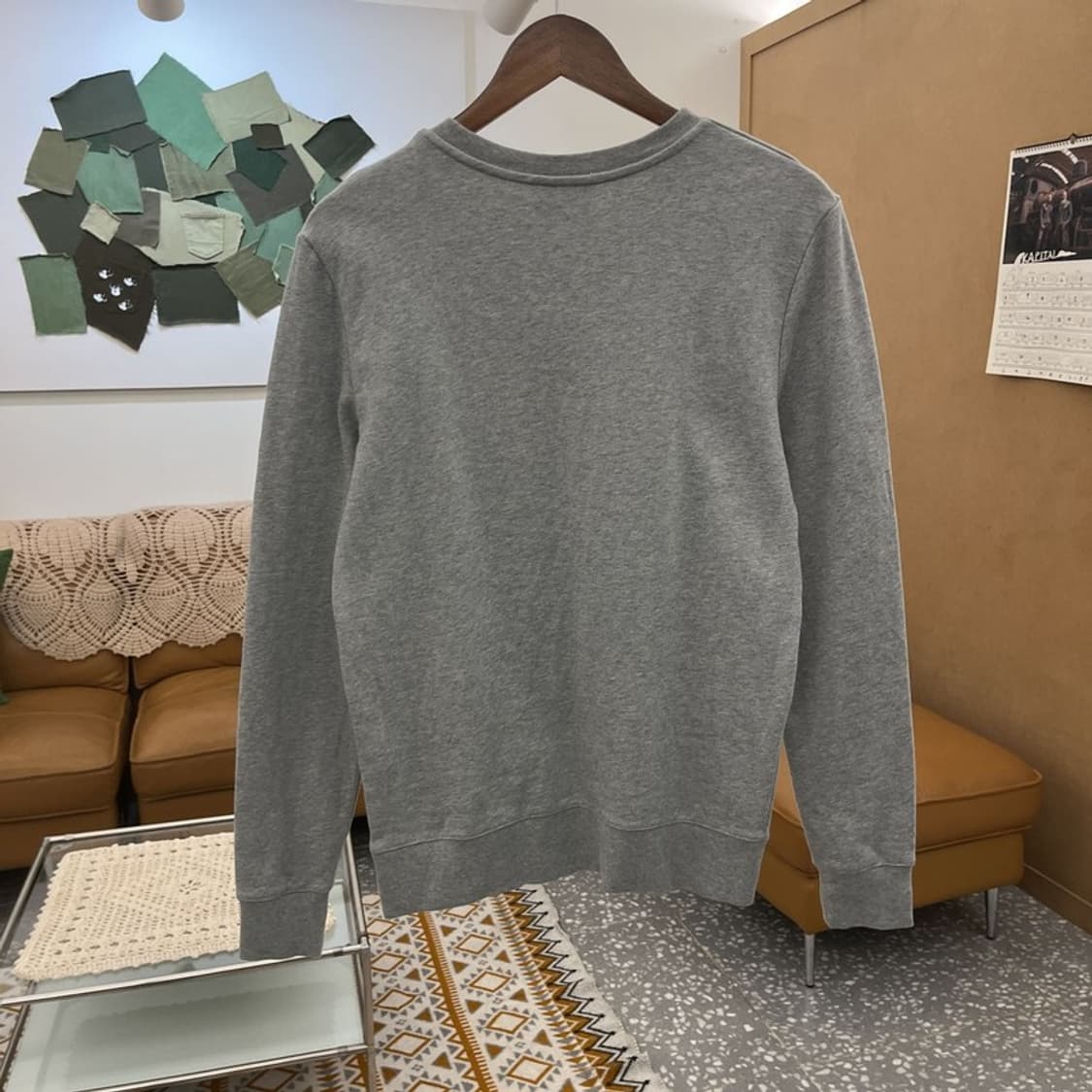 아페쎄 캐주얼 모던 빈티지 빅 스펠로고 맨투맨 XS C10546 상품이미지4