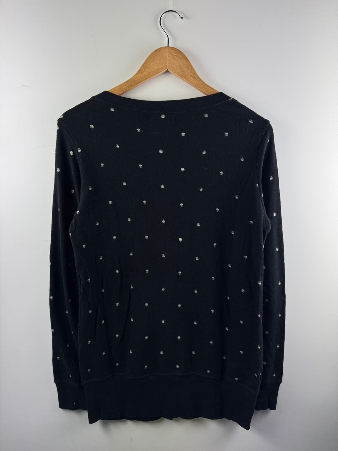 JPN Y2K 스컬 도트 가디건1759 상품이미지4