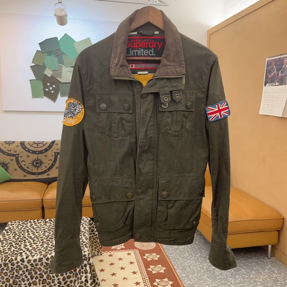 슈퍼드라이 재팬빈티지 밀리터리 리미티드 바버 자켓 95 C08772 상품이미지3