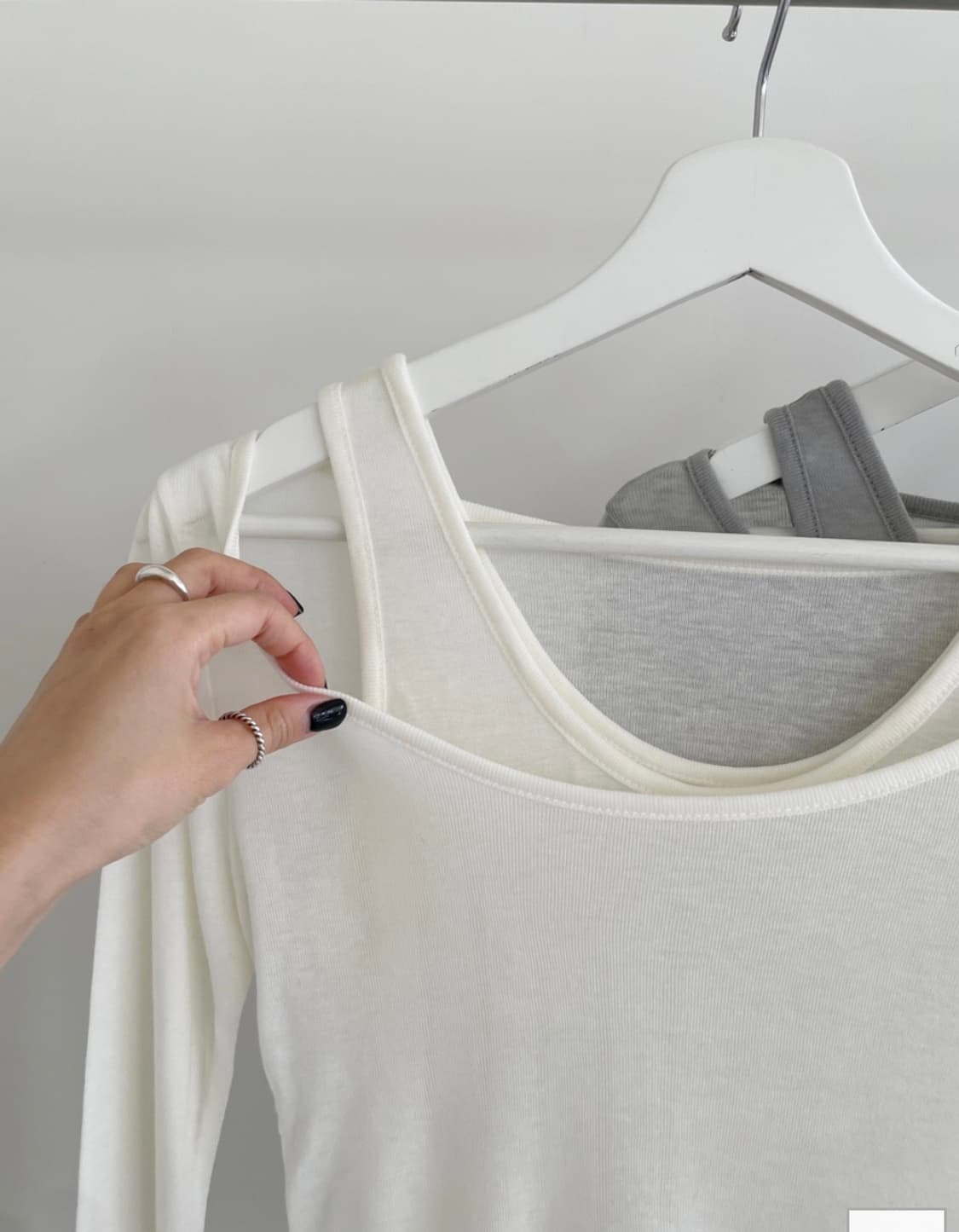 텐셀 레이어드 티셔츠 새상품 상품이미지7