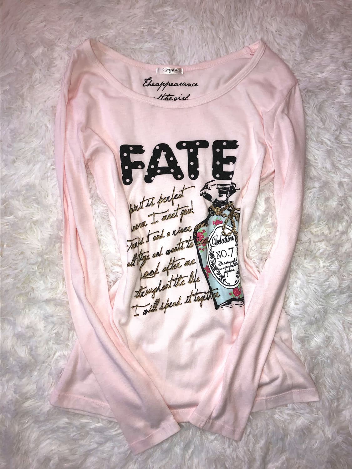 Pink dot letter top 상품이미지1