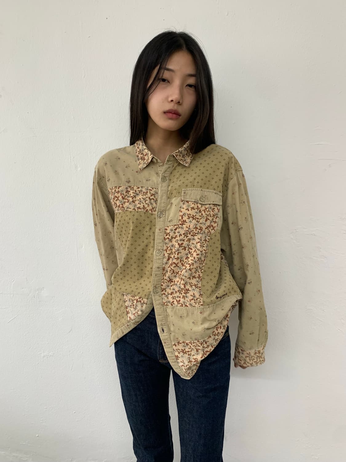 Patchwork shirt 상품이미지2