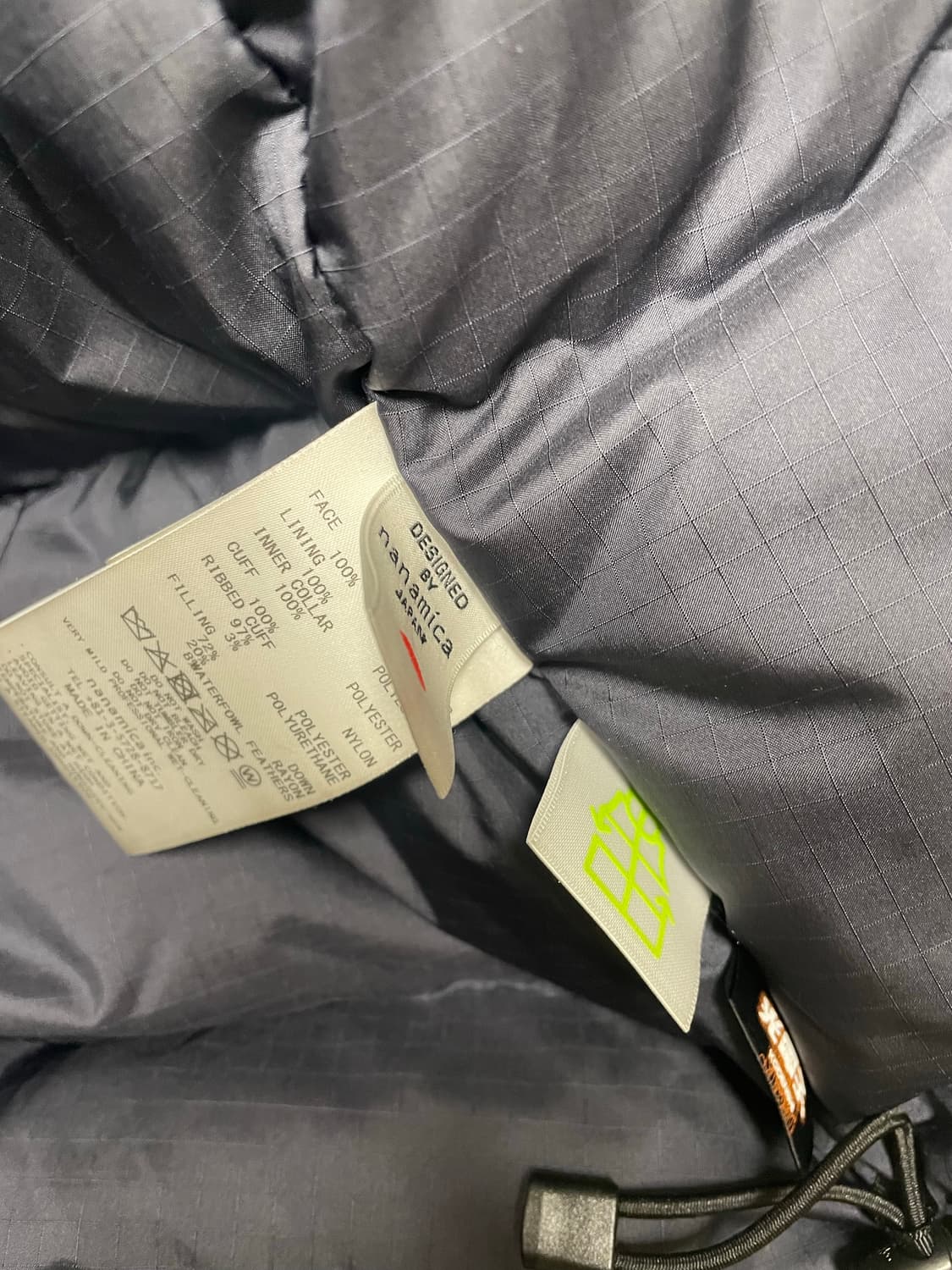 나나미카 고어텍스 다운 자켓 네이비L 상품이미지3