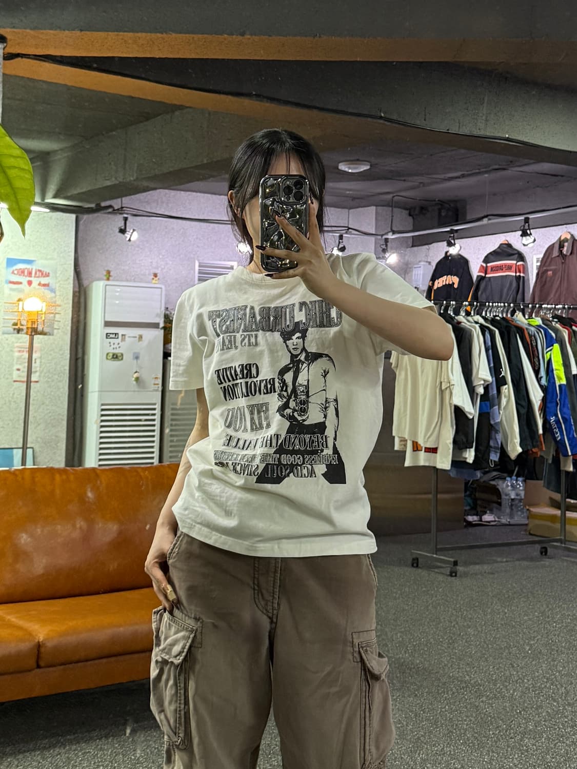 빈티지 y2k 그래픽 반팔 티셔츠 B4696 상품이미지1