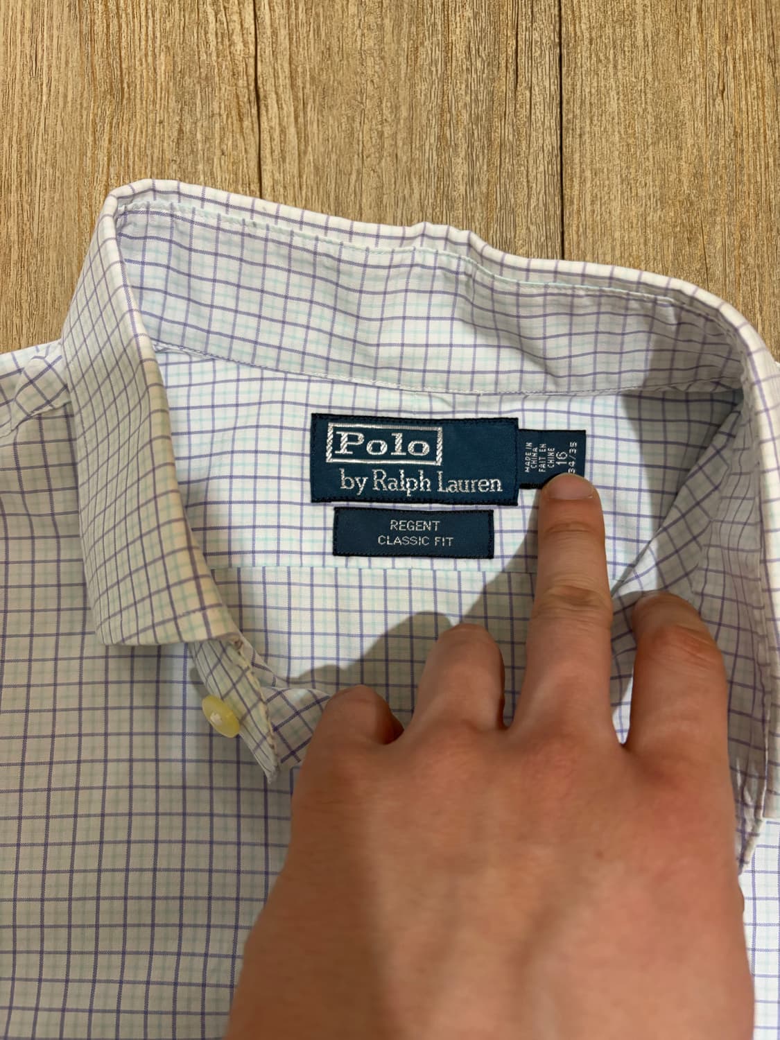 XL) 폴로 랄프로렌 리젠트 체크 셔츠 상품이미지3