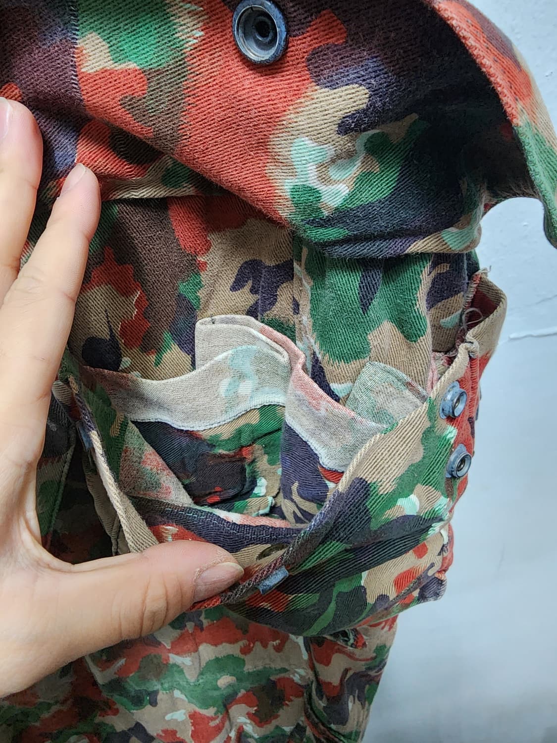 80s 스위스군 알펜플라주 M83 롤업 팬츠 상품이미지6