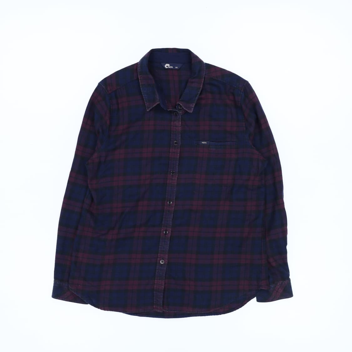 [100] 네파 체크 카라셔츠 폴로셔츠 남방 0114J 상품이미지2