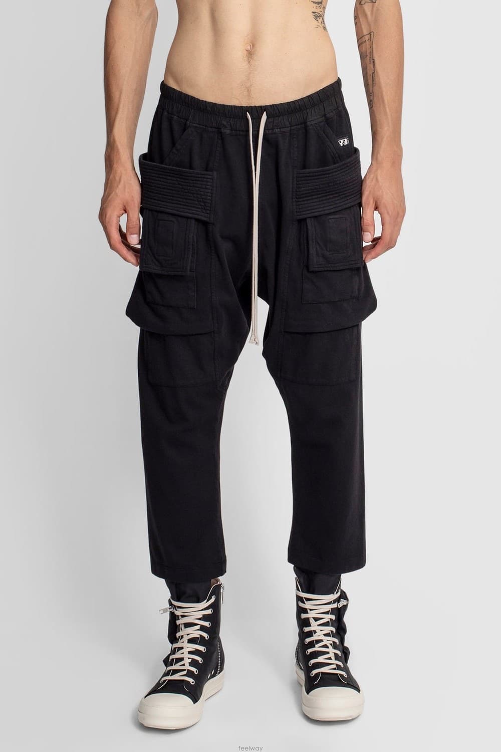 21 S/S 릭오웬스다크쉐도우 크리치 카고 크롭 팬츠 상품이미지1