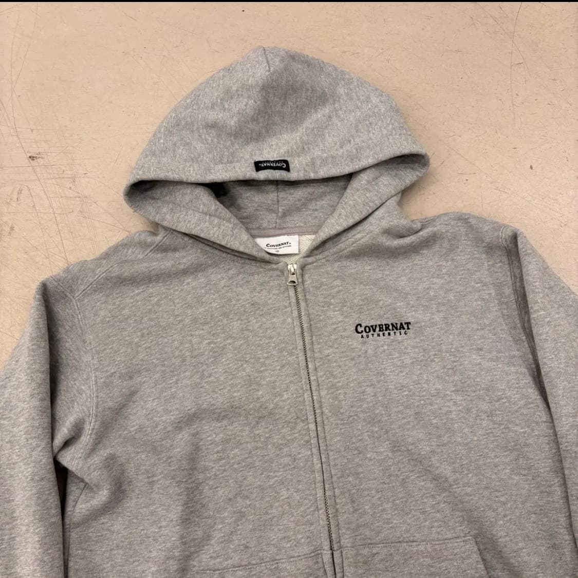 커버낫 그레이 후드집업S 상품이미지2