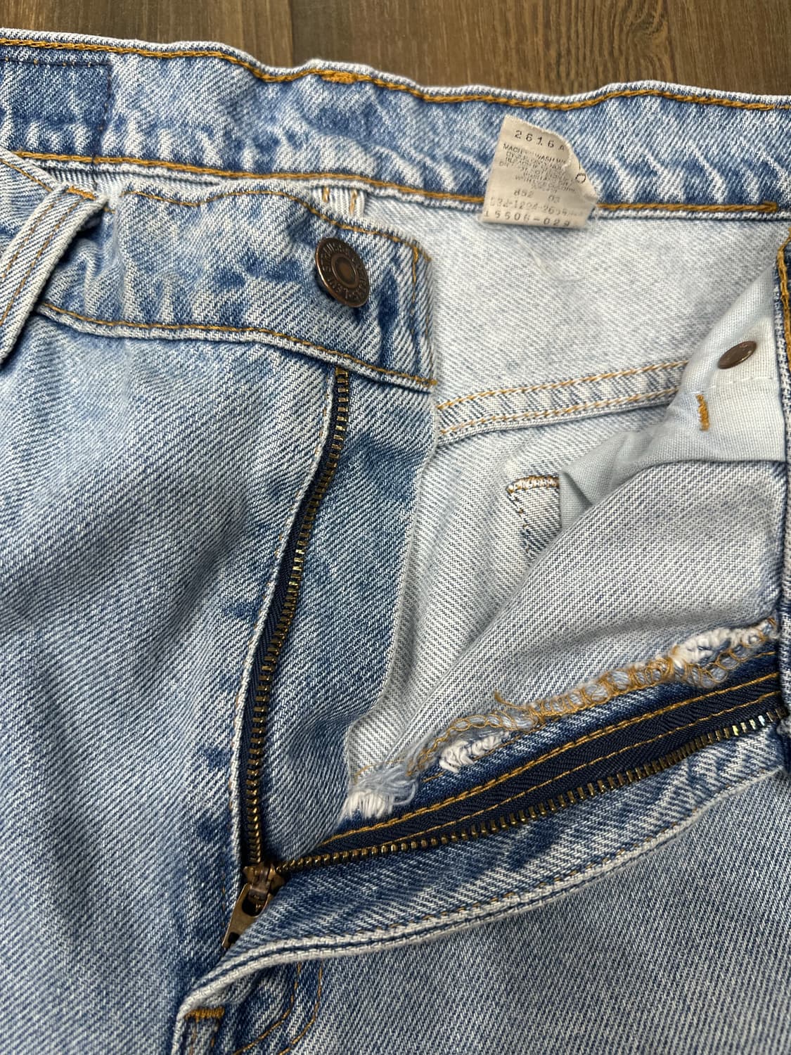 90s 리바이스 506 데님팬츠 29-30 상품이미지4