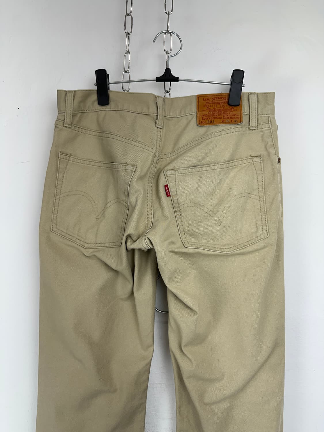 Levi’s 502 Beige Straight Cotton Pants 상품이미지7