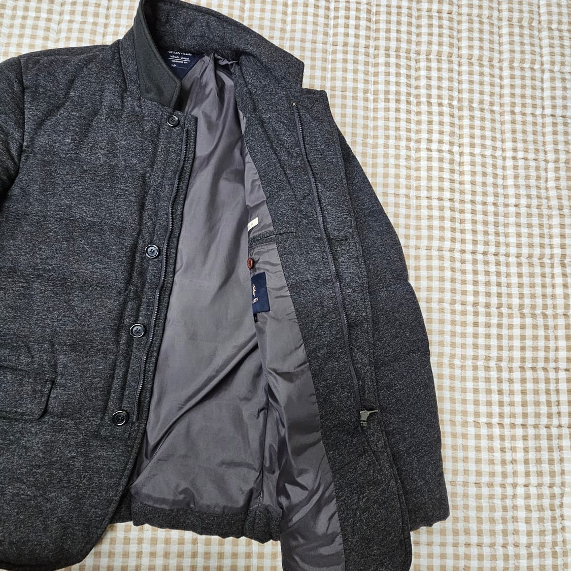 올젠 오리털 패딩자켓 남자100 상품이미지5