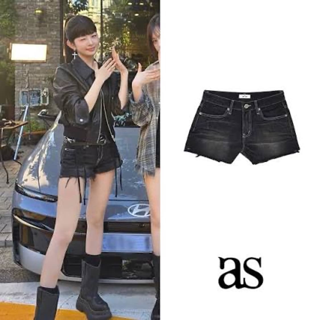 애즈온 달릿 쇼츠 블랙 M 상품이미지3