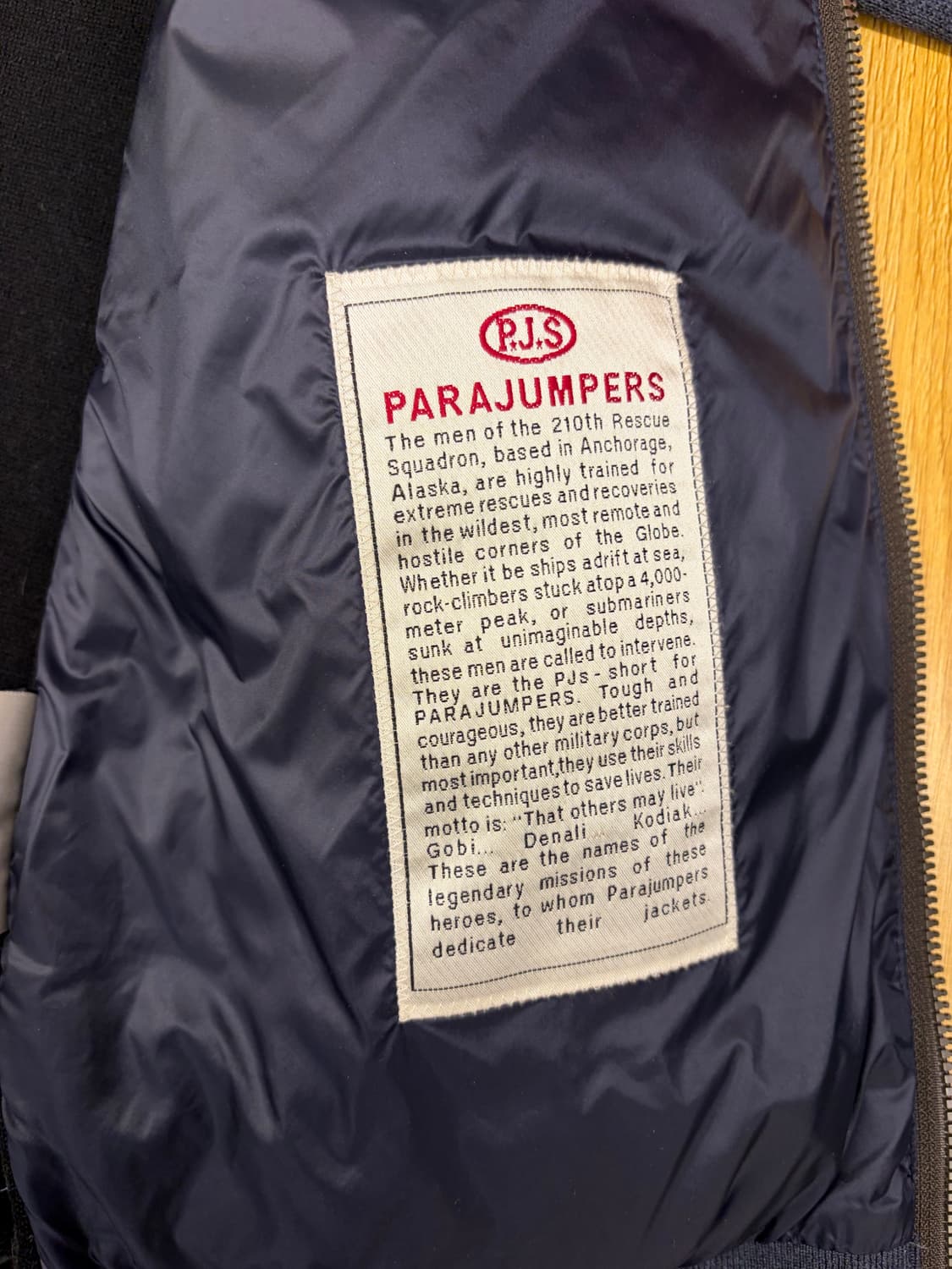 [L] 파라점퍼스 패딩 니트 집업 블루 상품이미지8