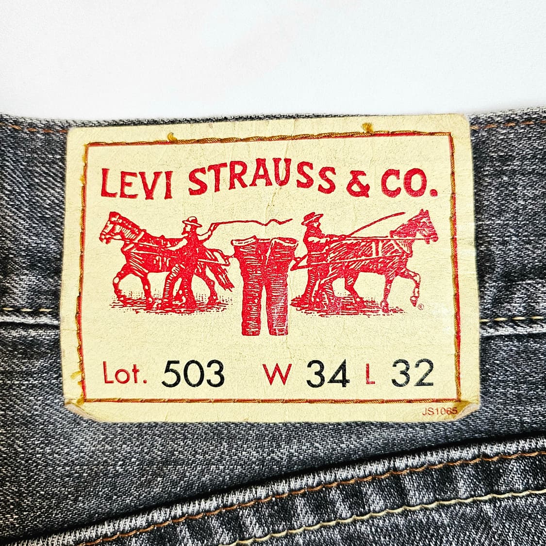 [34X32][리바이스]00's JPN 503유즈드페이드 릴렉스스트레이트 상품이미지7