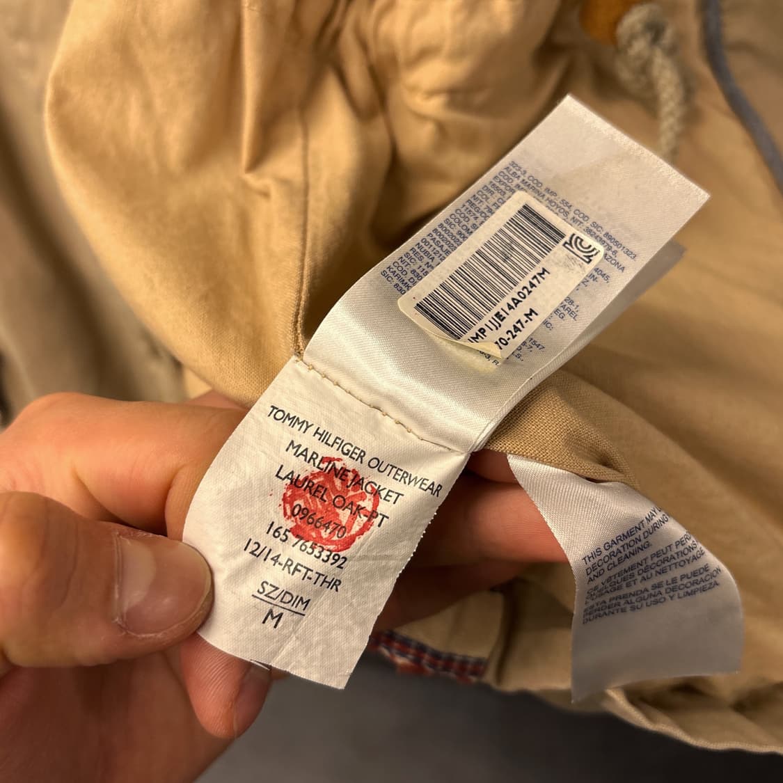 00s 힐피거데님 에스닉 크래프트 패널 필드자켓 카키 N1285 상품이미지10