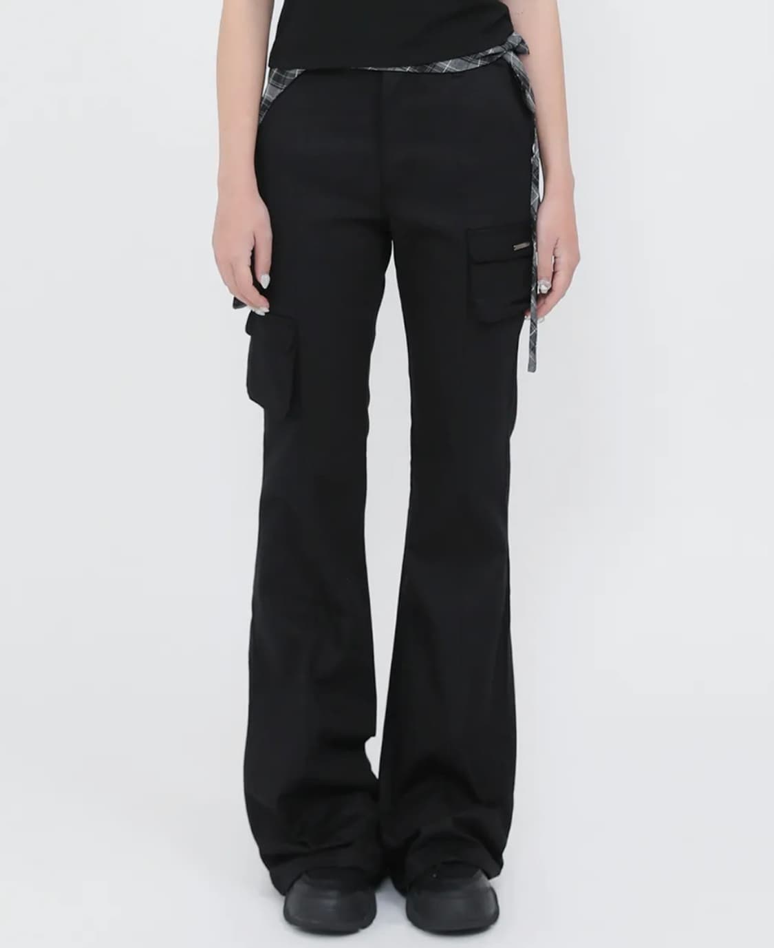 미세키서울 Line pocket cargo pants BLACK 3 상품이미지1