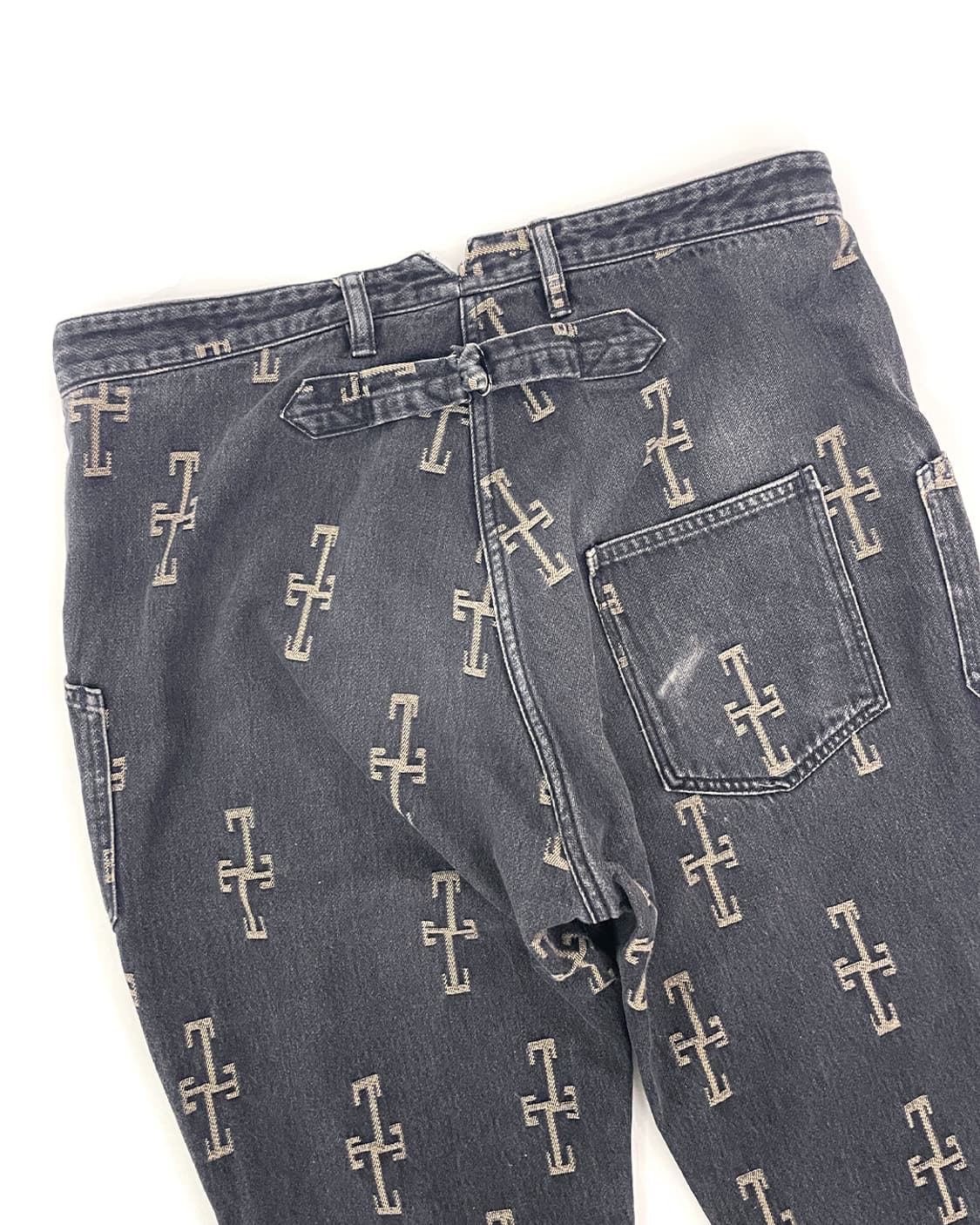 블랙사인 15FW 모키 자카드 몽고메리 팬츠 플레어 34 상품이미지7