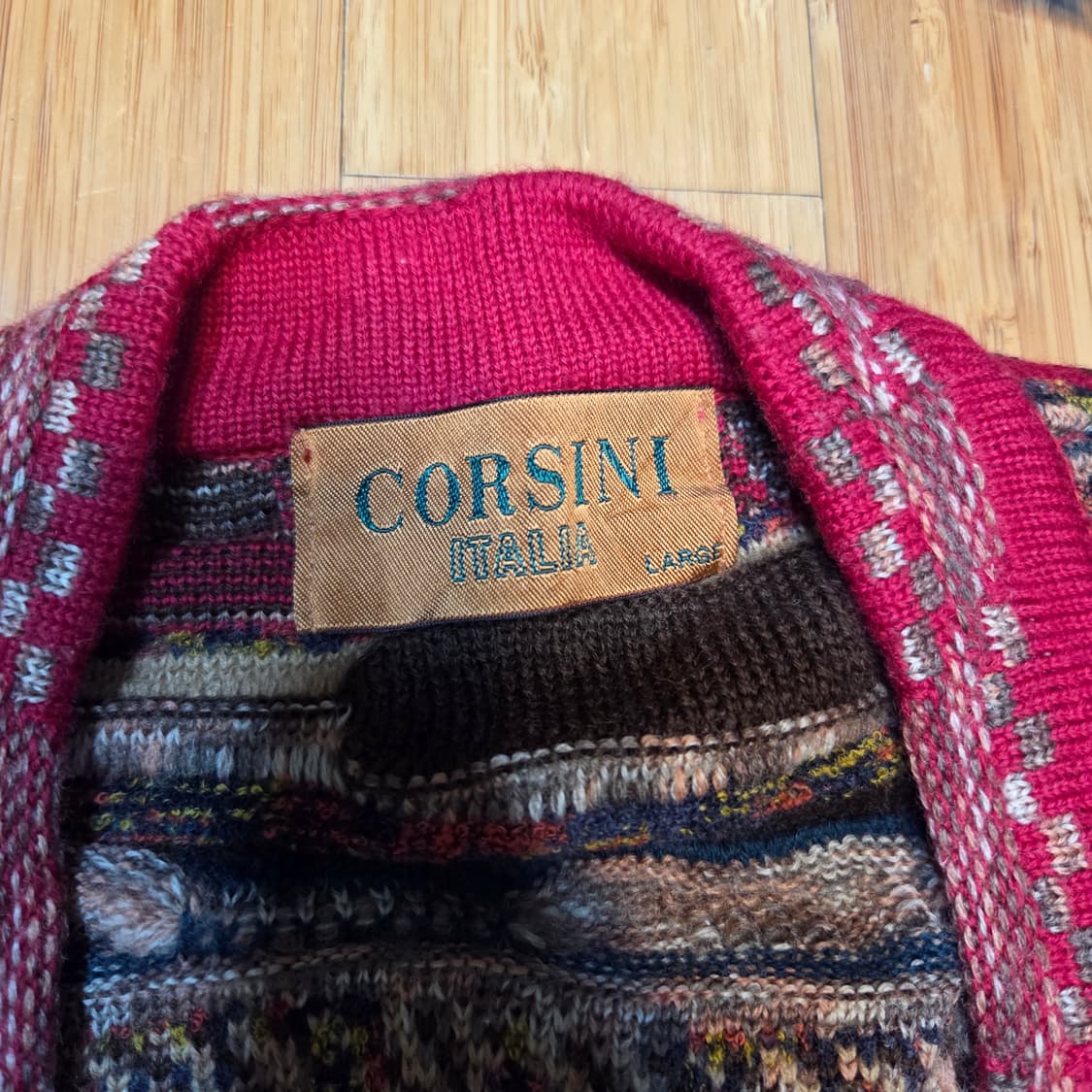 JPN CORSINI 에스닉 패턴 니트 가디건 (L)
 상품이미지3