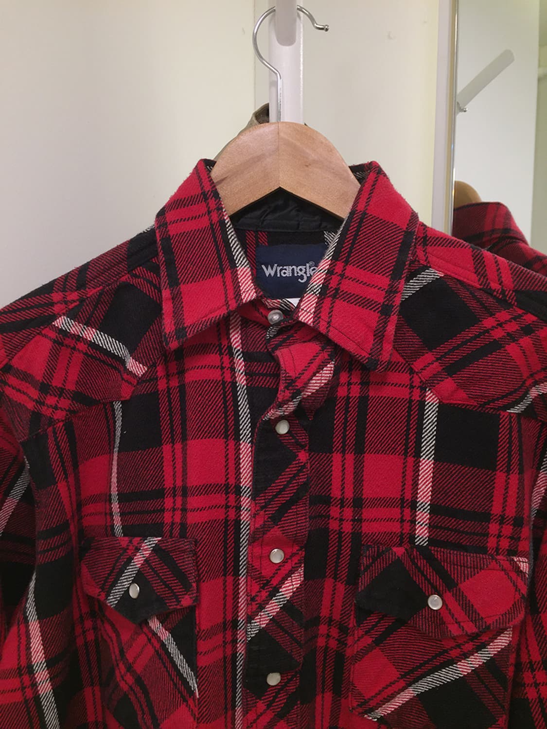 공용 랭글러 투포켓 체크셔츠 100 상품이미지4